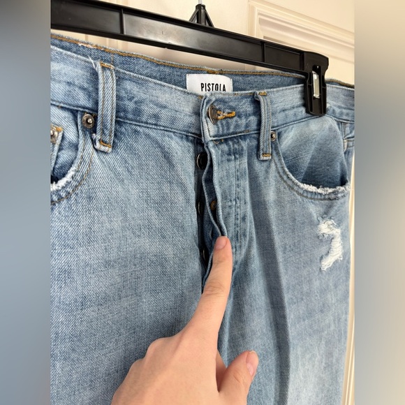 Pistola Charlie High Rise Straight Jeans Size 29 - Picture 2 of 8